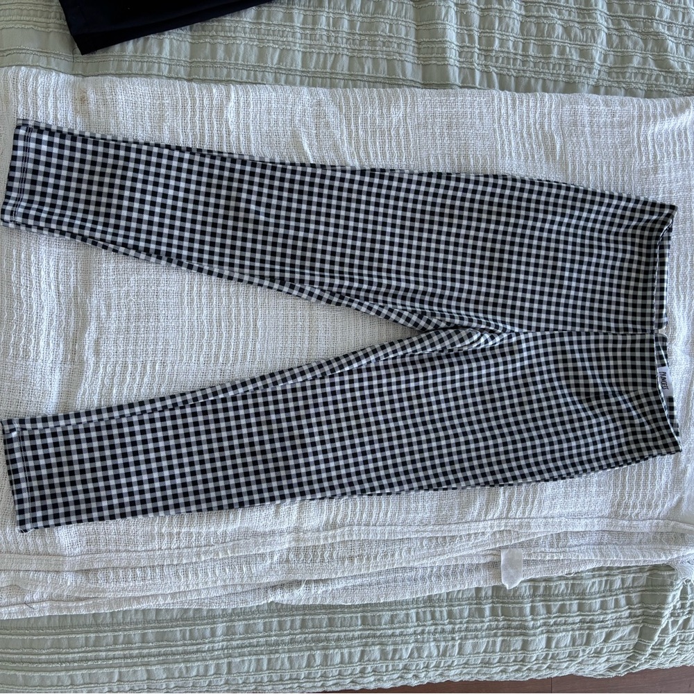 Black and White Checkered Women’s Pants